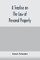 A treatise on the law of personal property