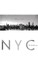 NYC iconic Manhattan skyline creative blank journal notebook $ir Michael designer edition