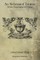 An Alchemical Treatise Of the Generation of Things