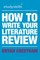 How to Write Your Literature Review