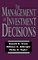 The Management of Investment Decisions