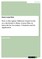 How to Recognize Different Sound Levels on a Keyboard. A Music Lesson Plan on Intervals for Secondary 3 Students and Its Application