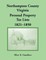 Northampton County, Virginia Personal Property Tax Lists 1821-1850