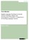 English Language Teaching in General Teacher Training Colleges and Development of Teachers' Competences in Teaching Language Systems