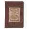 Journal Classic Zippered Luxleather a Man's Heart - Prov 16:9