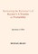 Reviewing the Reviewer's of Keynes's A Treatise on Probability