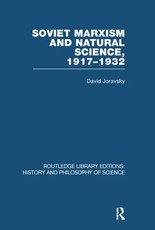 Soviet Marxism and Natural Science Soviet Marxism and Natural Science