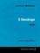 Ludwig Van Beethoven - 3 GesÃ¤nge - Op.83 - A Score for Voice and Piano