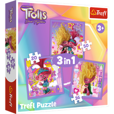 TREFL TROLLS Puzzle 3 in 1 set Trolls 3 TREFL TROLLS Puzzle 3 in 1 set Trolls 3