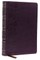 Nkjv, Single-Column Wide-Margin Reference Bible, Leathersoft, Purple, Red Letter, Thumb Indexed, Comfort Print