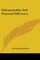 Salesmanship And Personal Efficiency