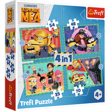 TREFL MINIONS Puzzle Set 4 in 1