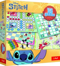 TREFL DISNEY STITCH Set of 15in1 games