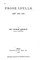 Prose Idylls, New and Old