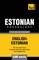 Estonian vocabulary for English speakers - 5000 words
