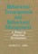 Behavioral Teratogenesis and Behavioral Mutagenesis
