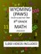8th Grade WYOMING PAWS, 2019 MATH, Test Prep