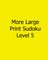 More Large Print Sudoku Level 5