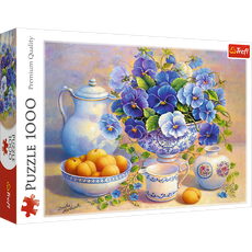 TREFL puzzle Blue flowers 1000 pcs TREFL puzzle Blue flowers 1000 pcs