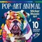 Dean Russo's Pop Art Animal Sticker Mosaic Art