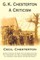G. K. Chesterton, a Criticism