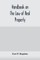 Handbook on the law of real property