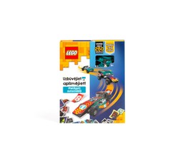 LEGO ICONIC Activity Book "Build and Stick: Custom Cars"- Latvian