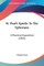 St. Paul's Epistle To The Ephesians