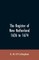 The Register of New Netherland, 1626 to 1674