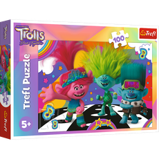 TREFL TROLLS Puzzle Trolls 3, 100 pcs