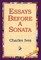 Essays Before a Sonata