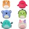 SQUISHMALLOWS W21 Fuzz-A-Mallows Plīša rotaļlieta, 30 cm