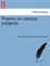 Poems on Various Subjects.