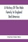 A History Of The Hole Family In England And America