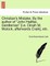 Christian's Mistake. by the Author of John Halifax, Gentleman [I.E. Dinah M. Mulock, Afterwards Craik], Etc.