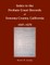 Index to the Probate Court Records of Sonoma County, California, 1847-1879