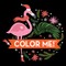 Color Me! Christmas (Flamingo Cover - Coloring Book with Quotes!)