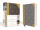 NIV, Journal the Word Reference Bible, Imitation Leather, Gold/Gray, Red Letter Edition