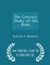 The Literary Study of the Bible - Scholar's Choice Edition