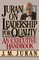 Juran on Leadership for Quality