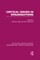 Critical Issues in Organizations (Rle: Organizations)