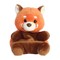 AURORA Palm Pals plīša rotaļlieta sarkanā panda Rei, 12 cm