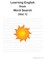 Learning English from Word Search (Vol.1)