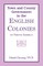 Town and County Government in the English Colonies of North America