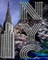 Iconic Chrysler Building New York City Sir Michael Huhn Artist Drawing Writing journal