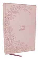 KJV Large Print Bible, Journal the Word: Reflect, Journal or Create Art Next to Your Favorite Verses (Pink Cloth Over Board, Red Letter, Comfort Print: King James Version)