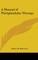 A Manual of Pluriglandular Therapy