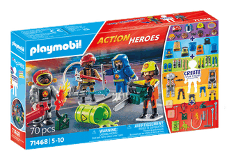 PLAYMOBIL ACTION HEROES My Figures: Fire Rescue 71468 PLAYMOBIL ACTION HEROES My Figures: Fire Rescue 71468