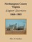 Northampton County, Virginia Liquor Licenses, 1860-1905