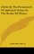 Christ in the Pentateuch or Spiritual Values in the Books of Moses